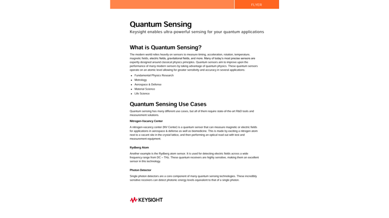 Quantum Sensing